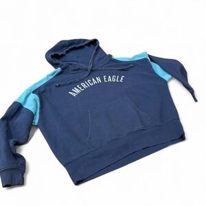 American Eagle Black Garment Label on Cream Tag